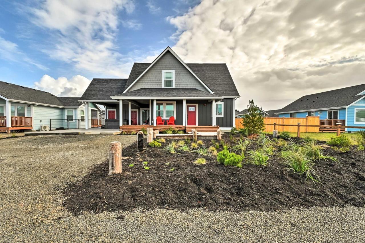 Ocean Shores Getaway With Fireplace And Hot Tub! Exterior foto